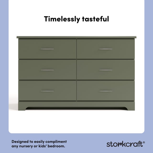 Storkcraft Brookside 6 Drawer Double Dresser