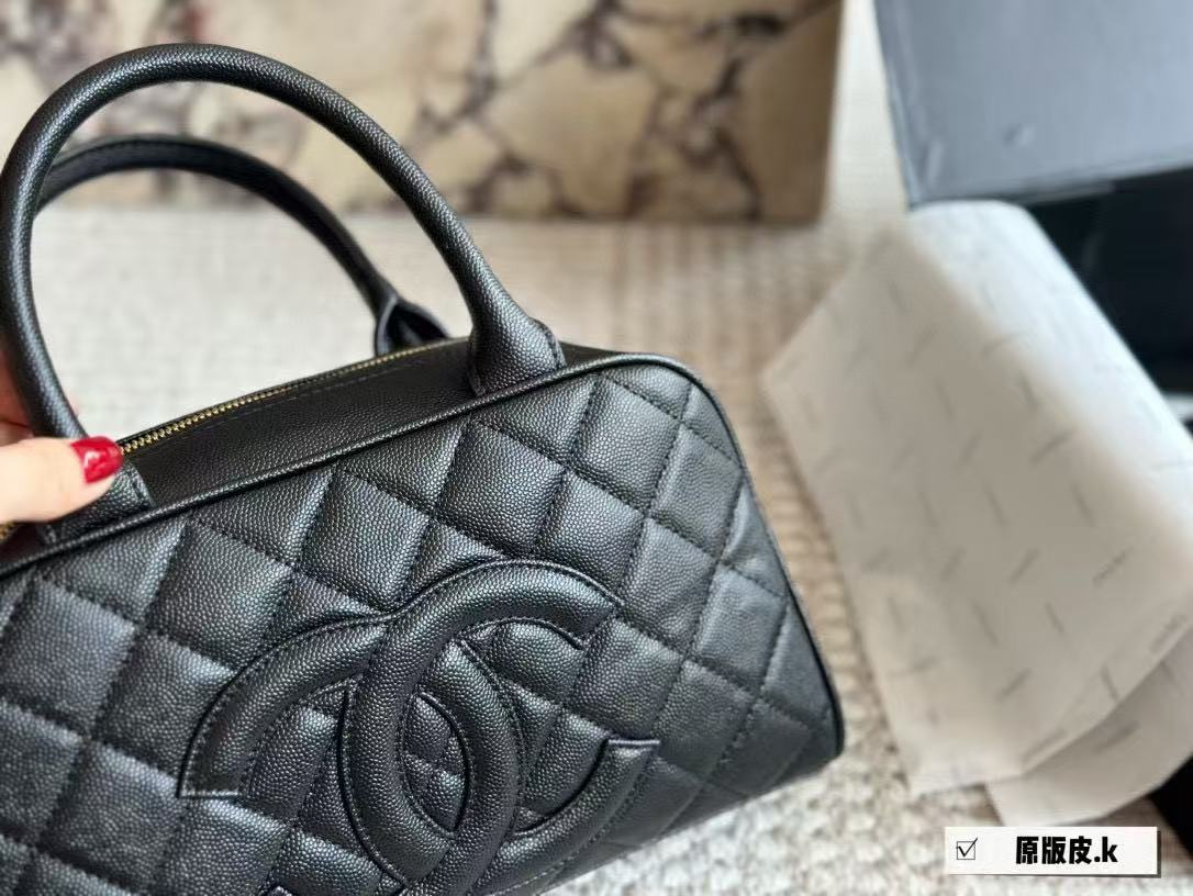 Vintage Chanel bowling bag