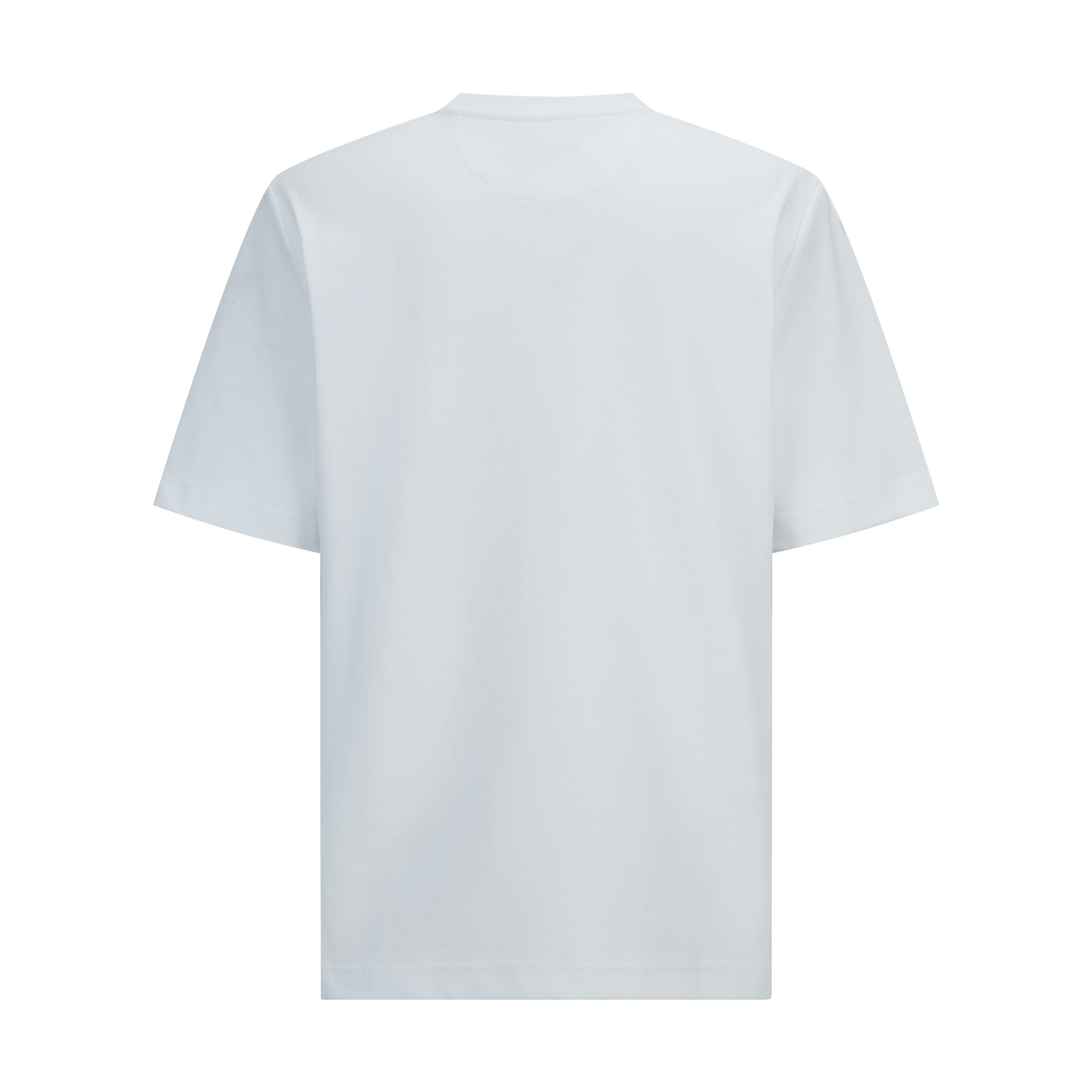Fendi Short-sleeve T-shirt with painted logo and flower