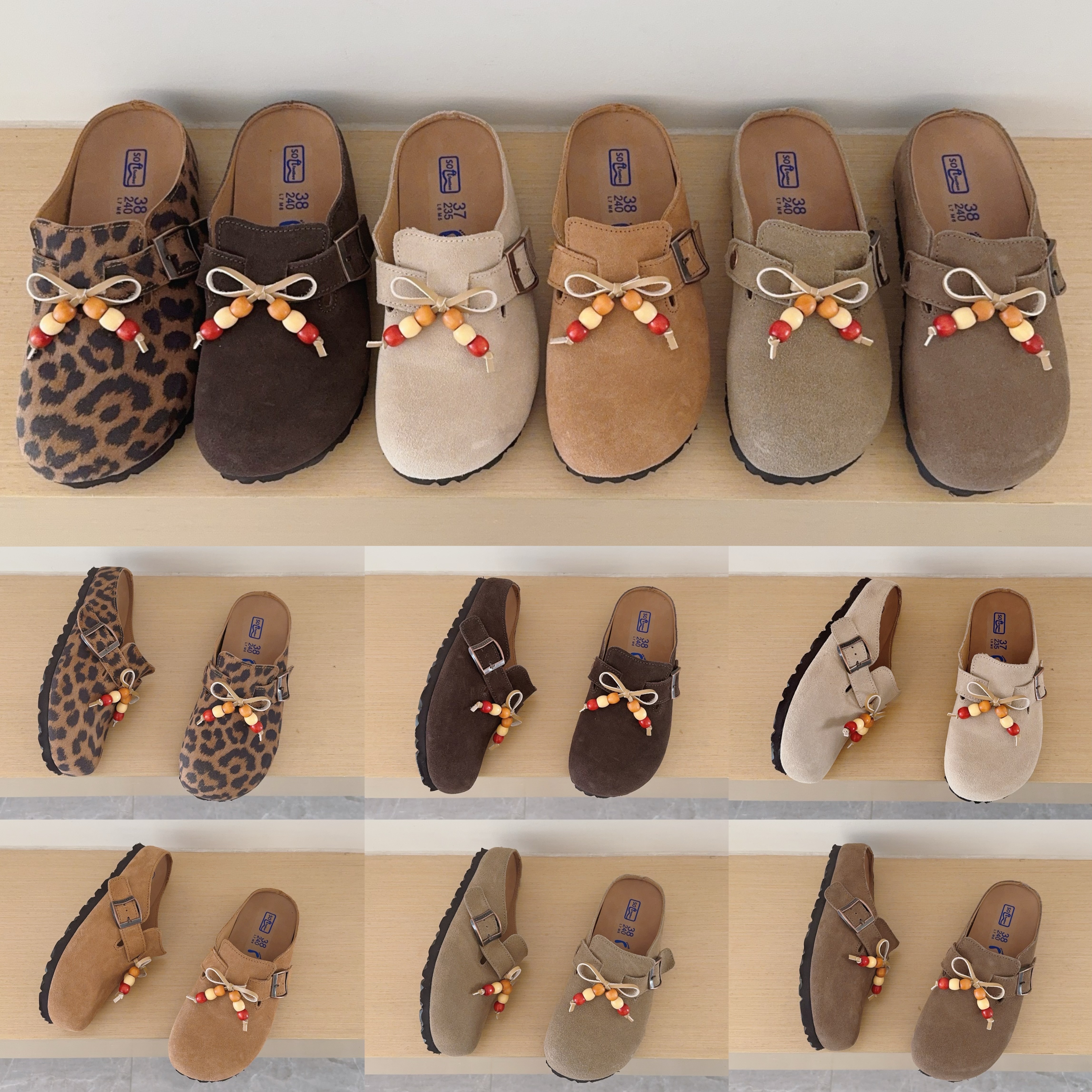 Beaded Birken-Style Clogs