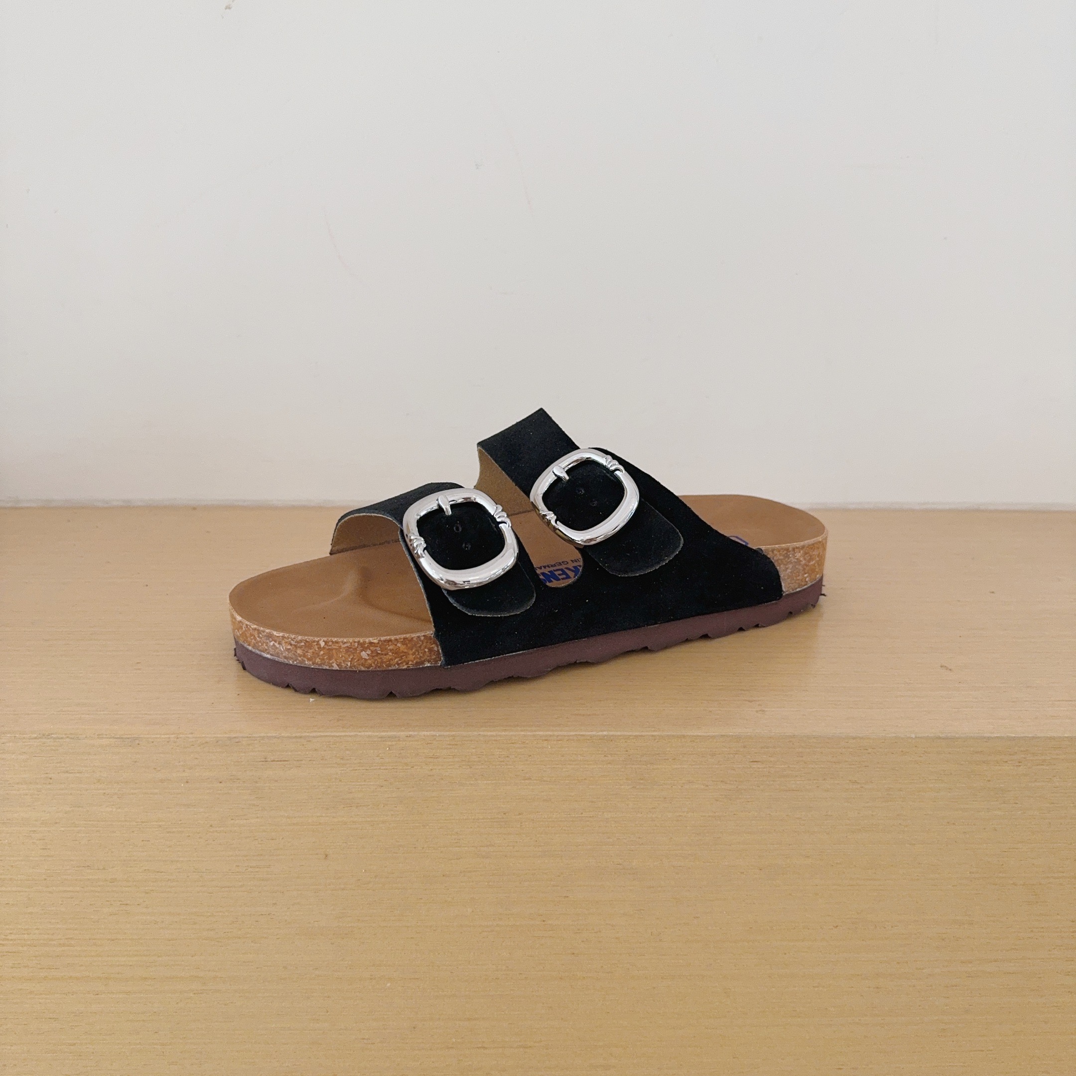 Birken-Style Two-Strap Sandals Cross Motif Collaboration Series