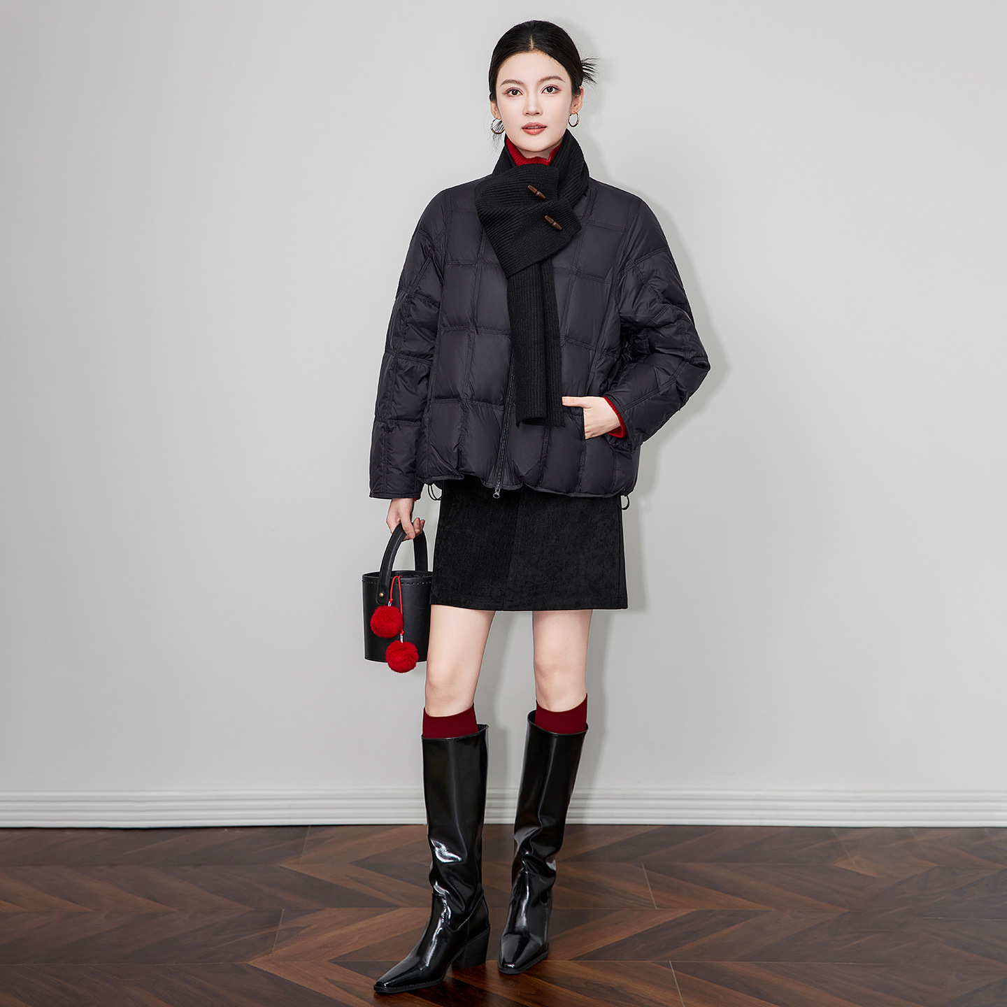 Winter Puffer Jacket Women Short 90% White Duck Down Coat Female Streetwear Warm Parkas