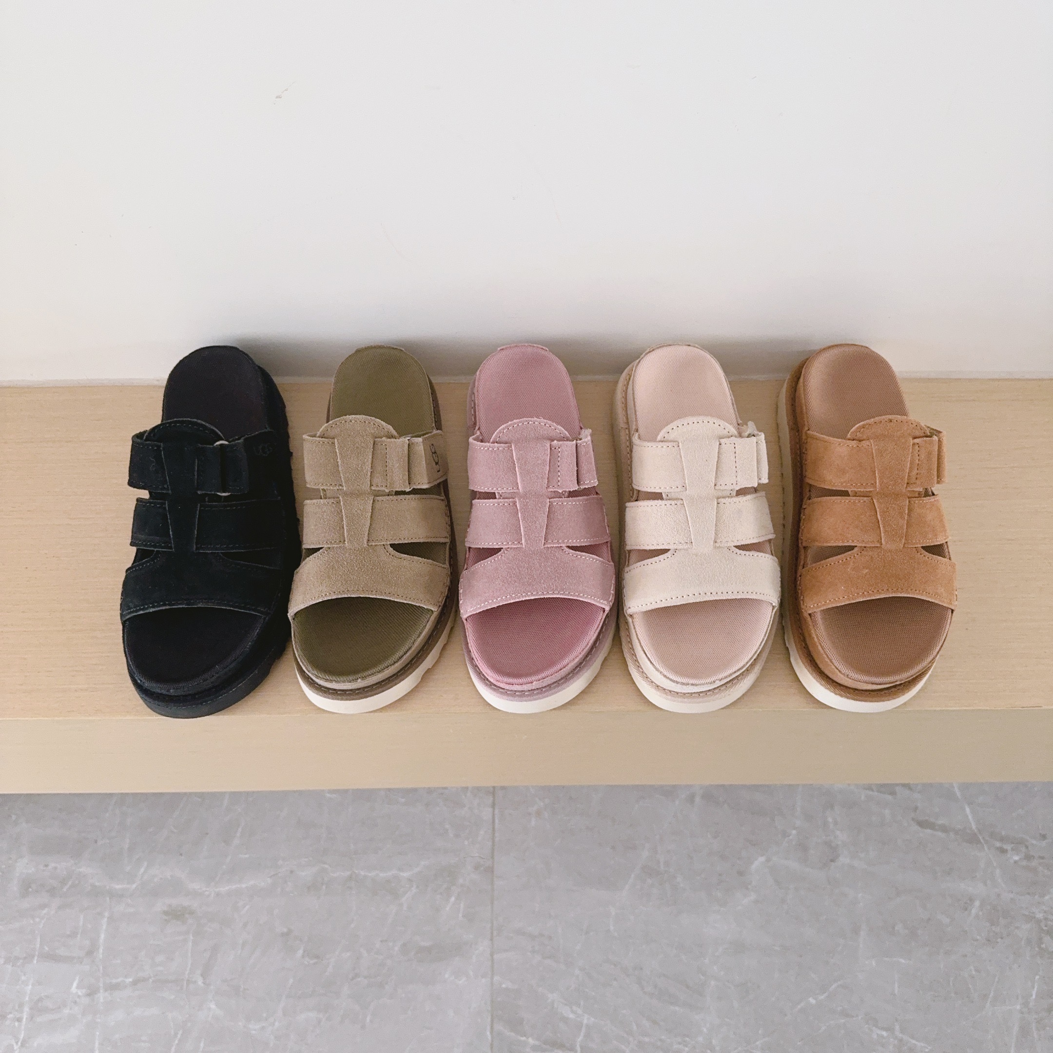 Three-Strap Slippers