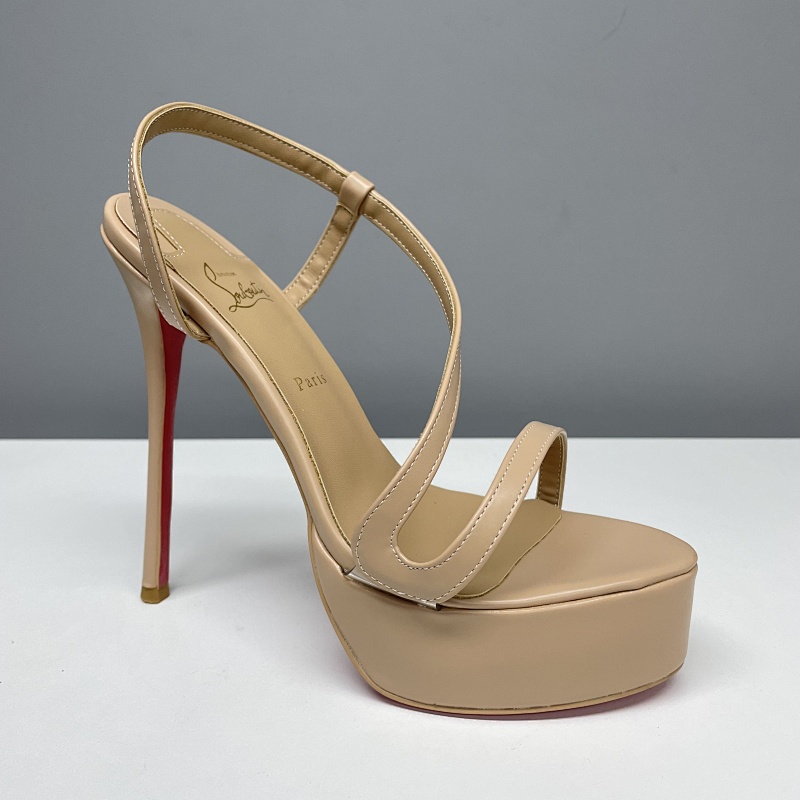 Christian Louboutin CL9821 Nude Platform Sandals
