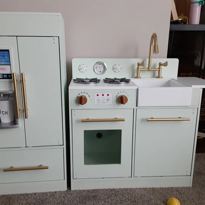 Play Kitchen Toddler Pretend 2 pcs Play Set with Accessories &