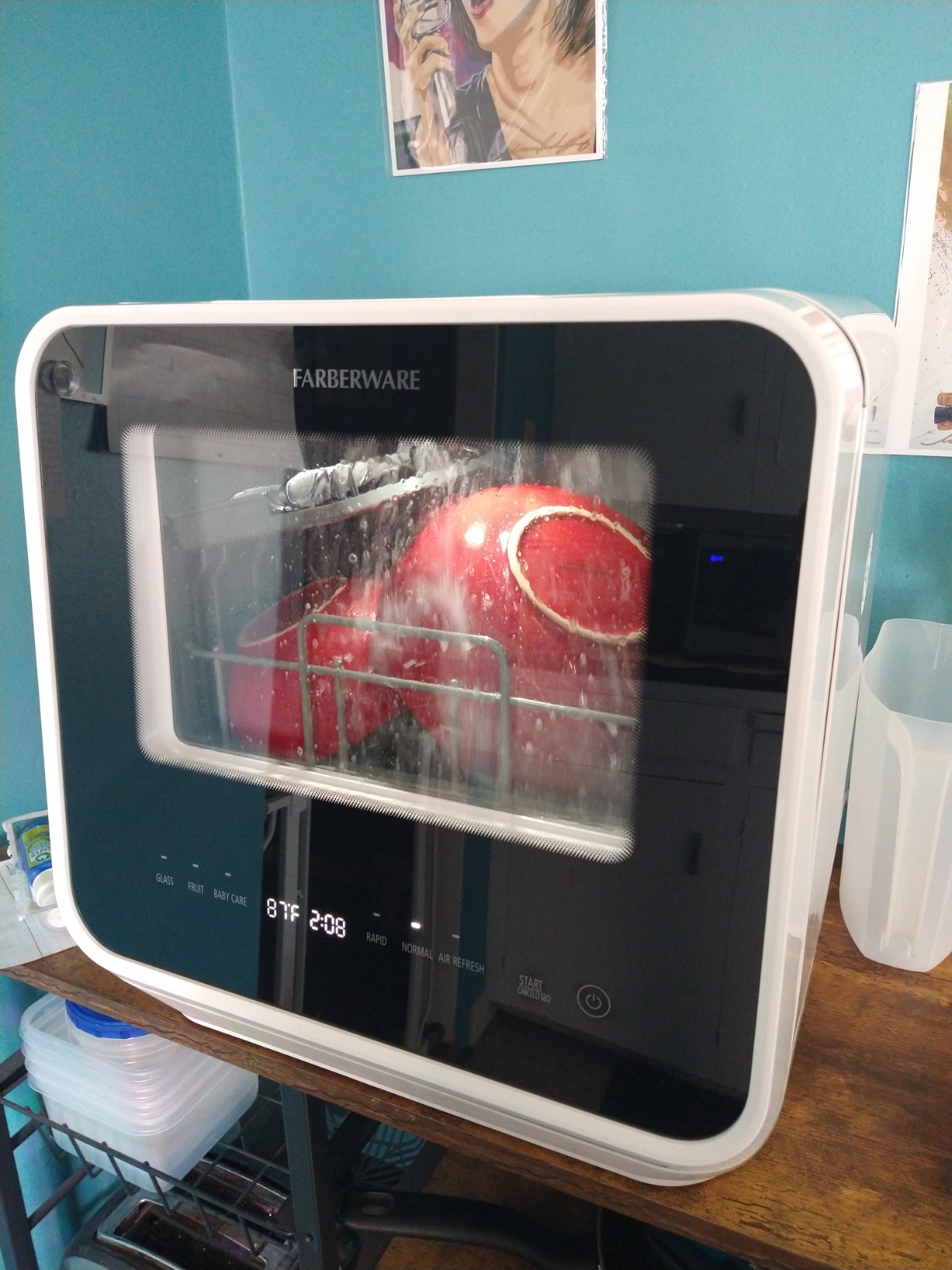 Farberware Complete Countertop Dishwasher with 5-Liter Built-in