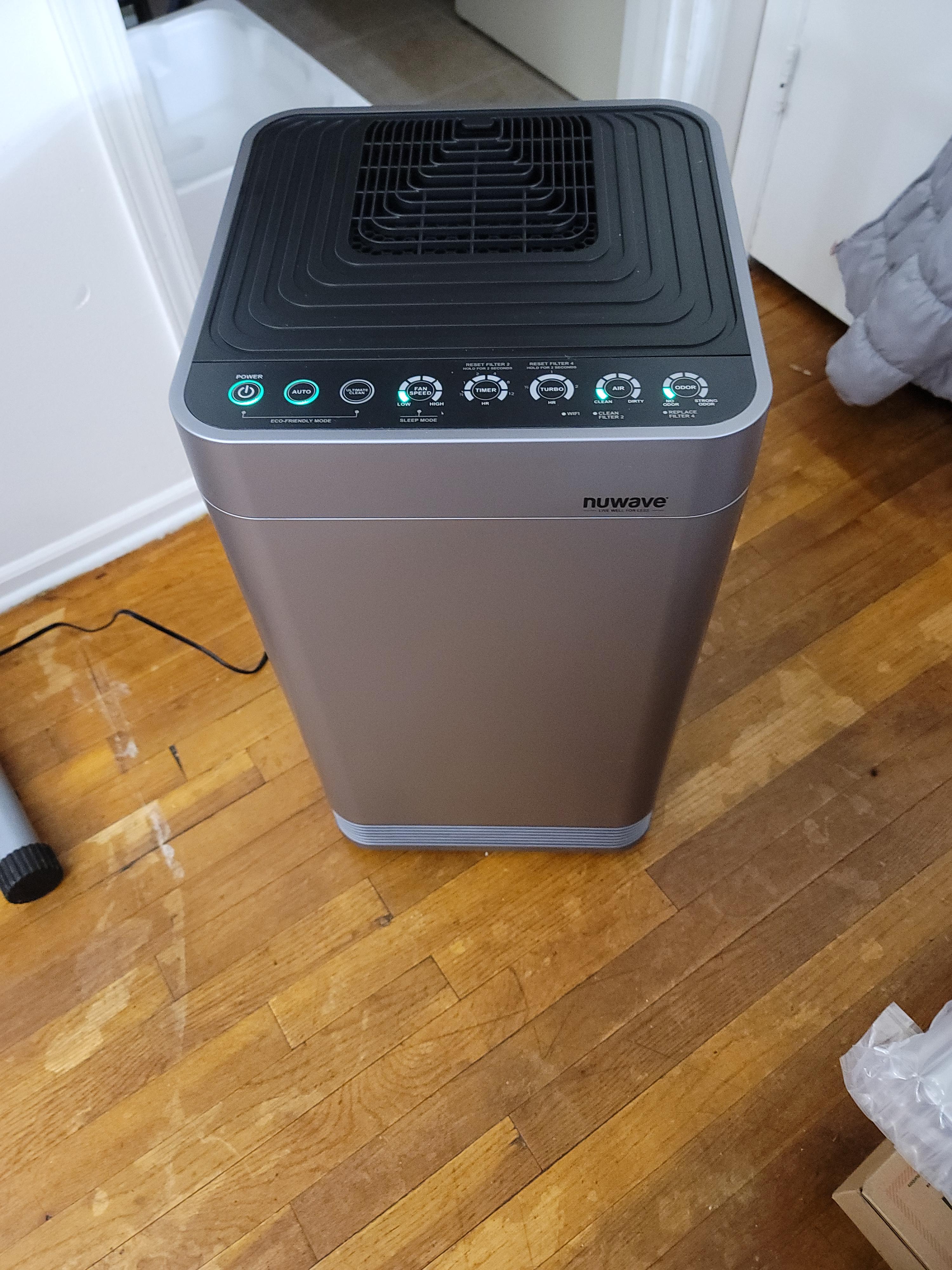 NUWAVE Air Purifier OxyPure Pro for Large Rooms Up to 2
