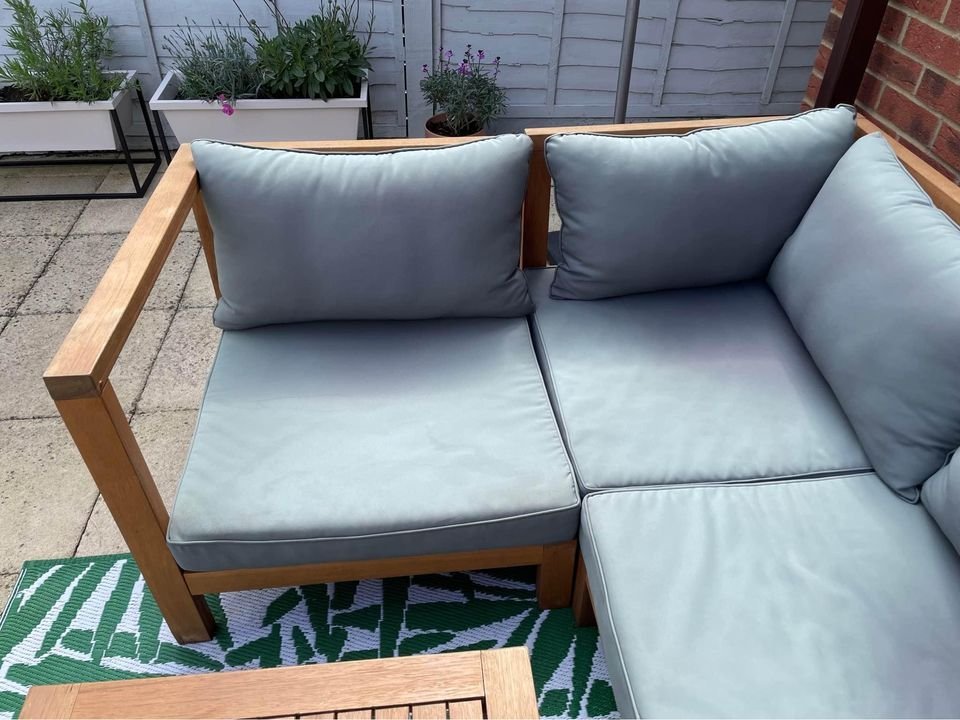 Garden corner sofa