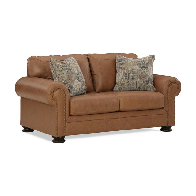 Carianna Leather Loveseat