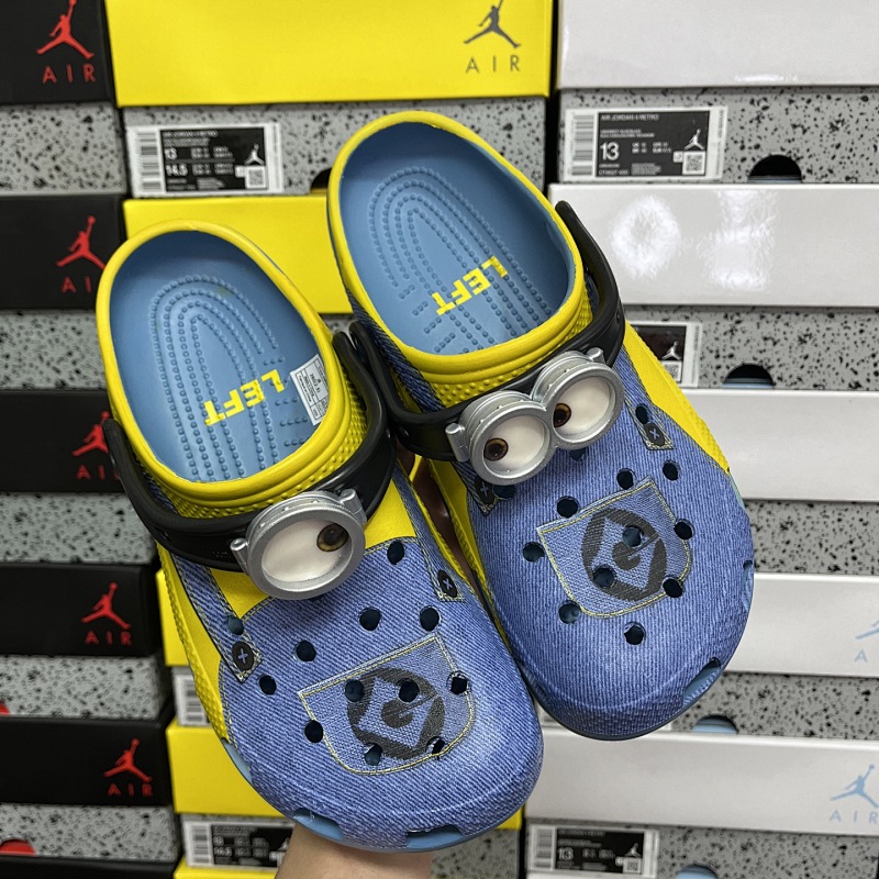Crocs Star Classic Clog - Blue and Yellow