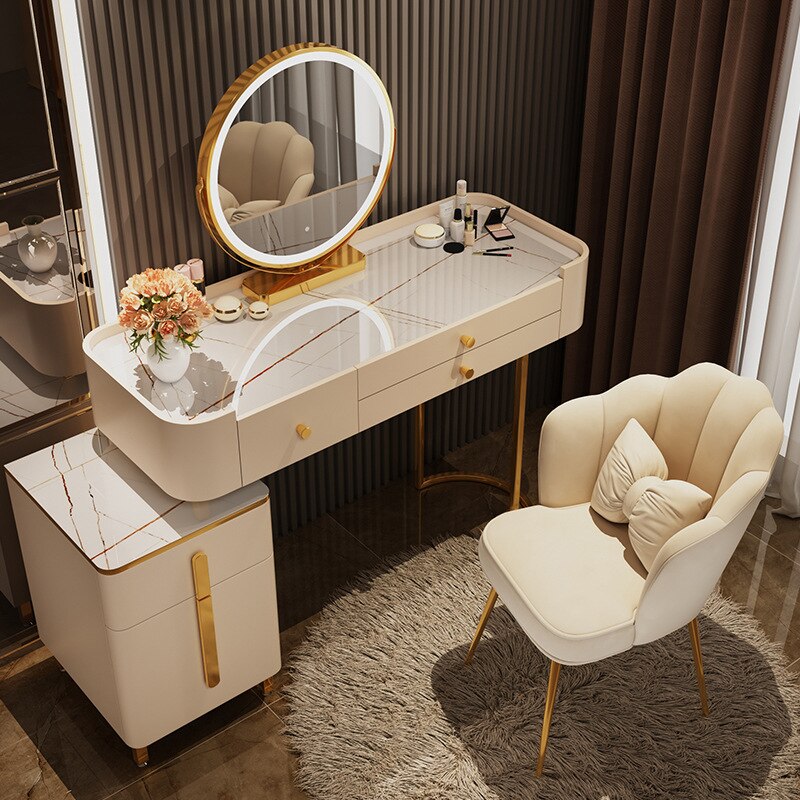Nordic Dressing Table with Mirror
