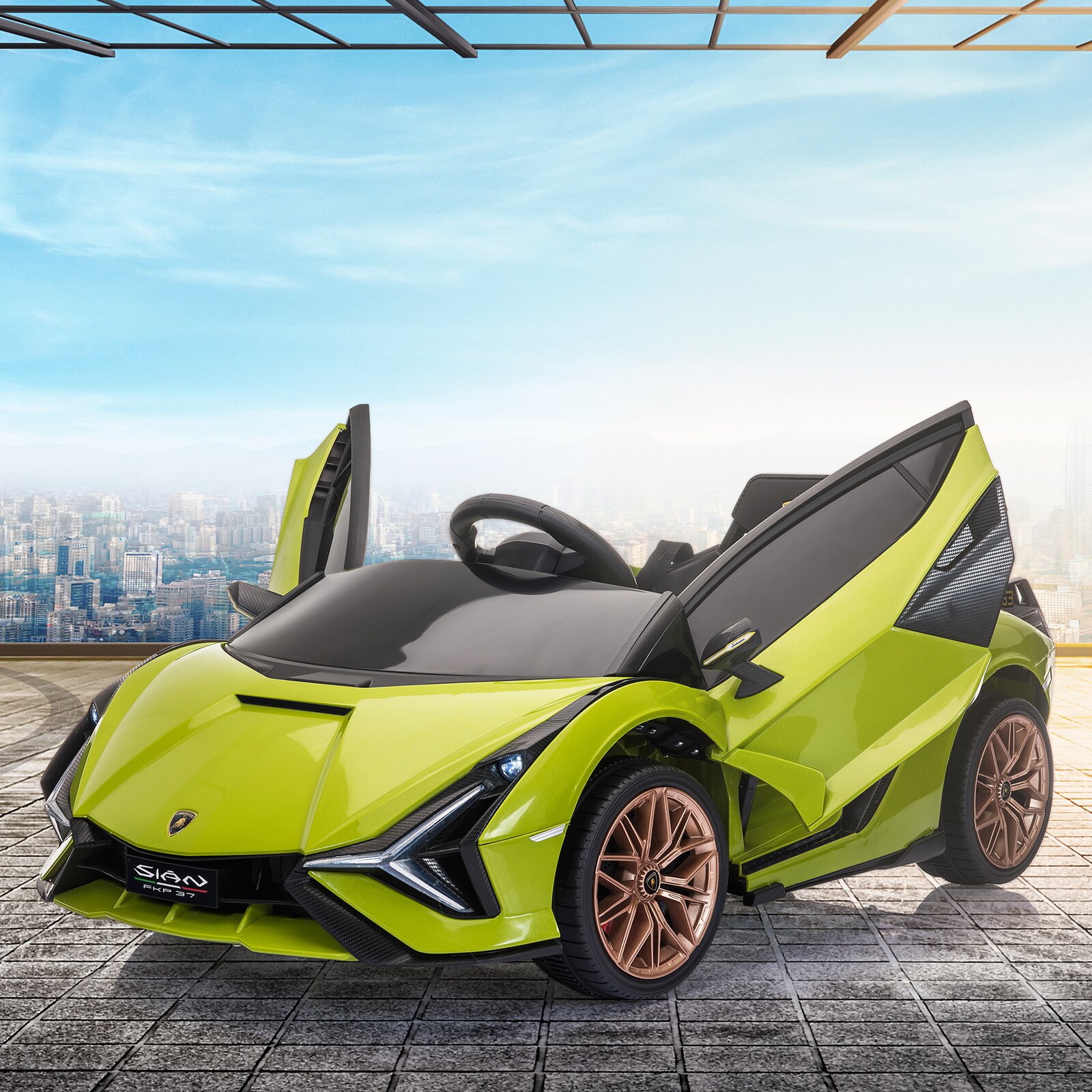 Lamborghini Sian Ride On Car 12V Kids Electric Motorized
