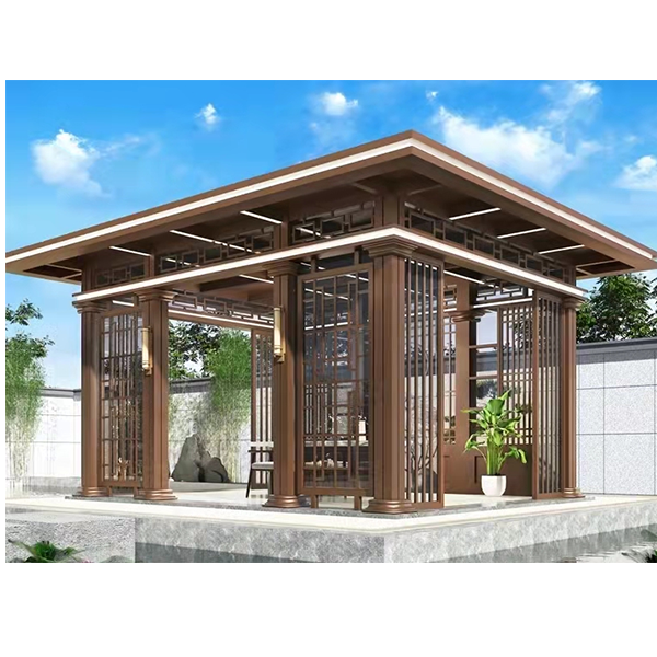 Courtyard Four-Corner Terrace Gazebo