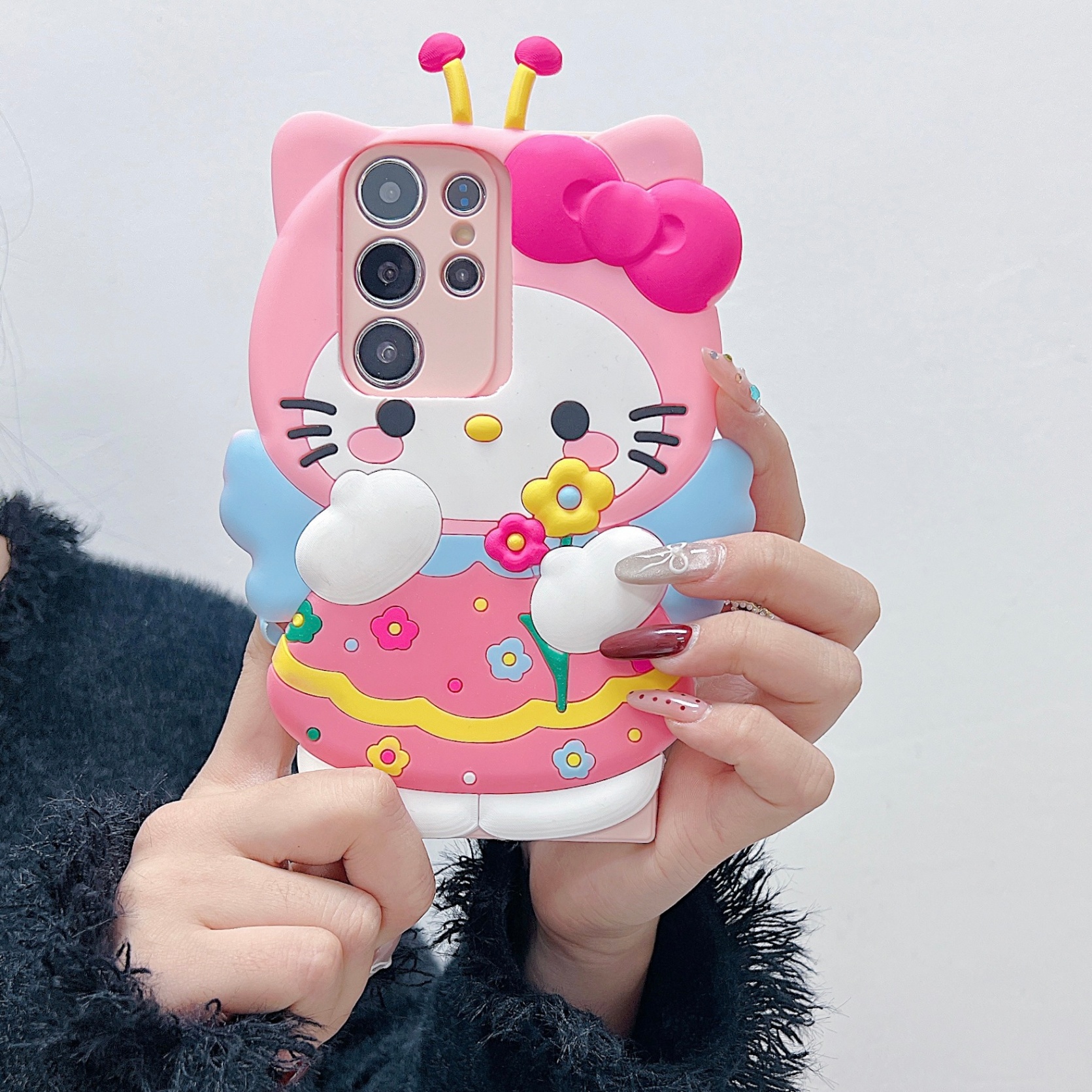 Galaxy S10 Protective Case Silicone - back view