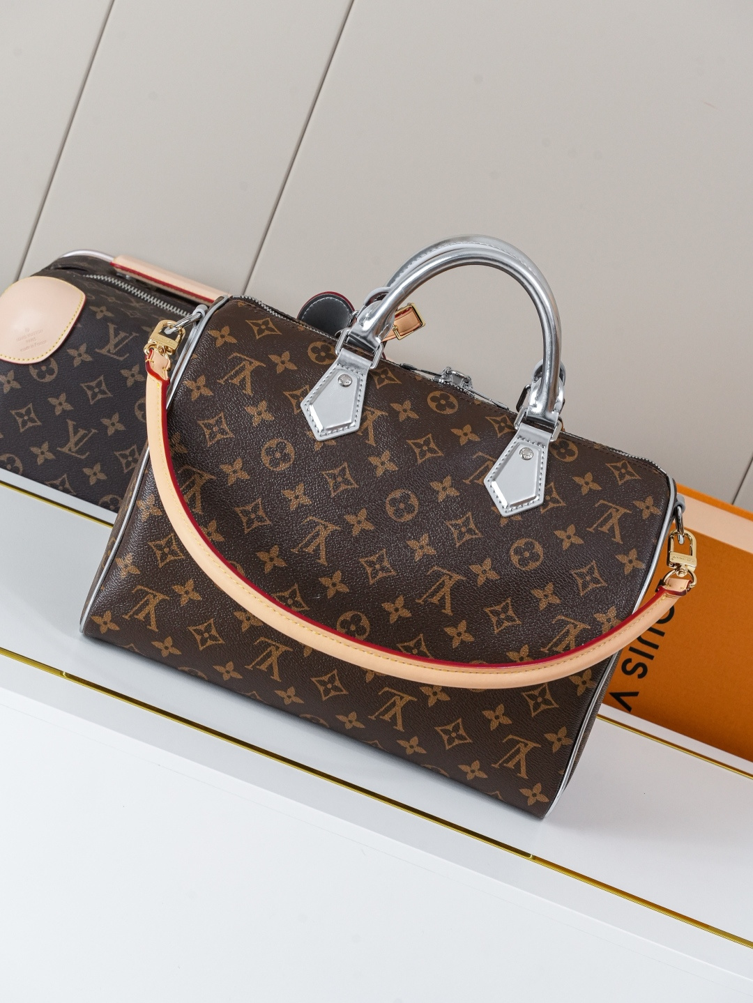 LV Speedy Soft 30 Dark Handbag