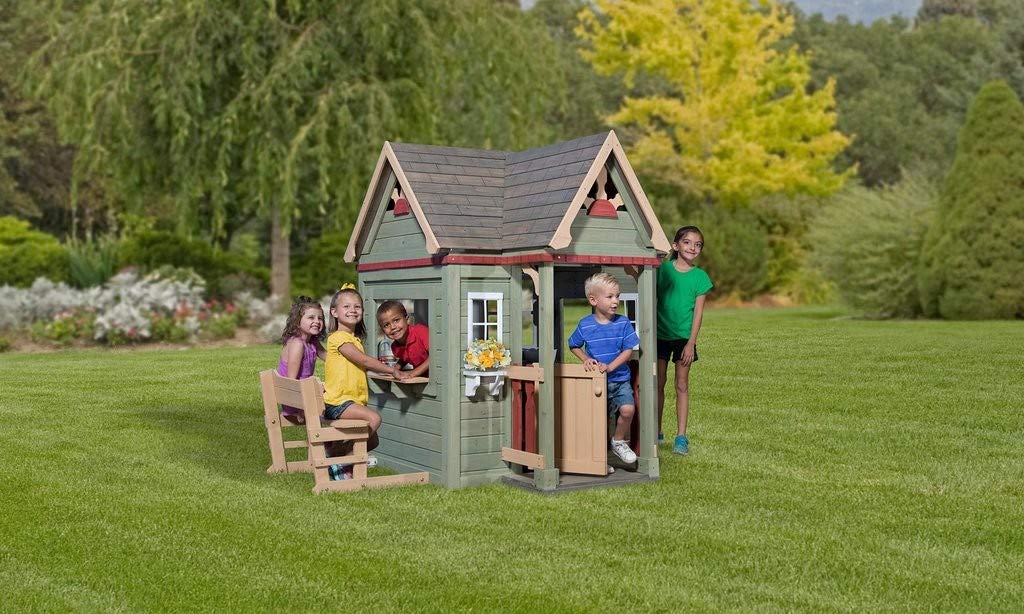 Victorian Inn All Cedar Wooden Playhouse