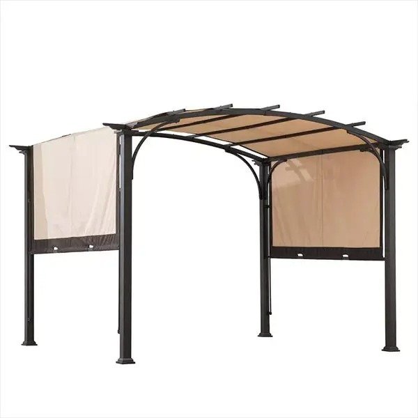 Meadow 11 Ft. W x 9.4 Ft. D Metal Pergola with Canopy