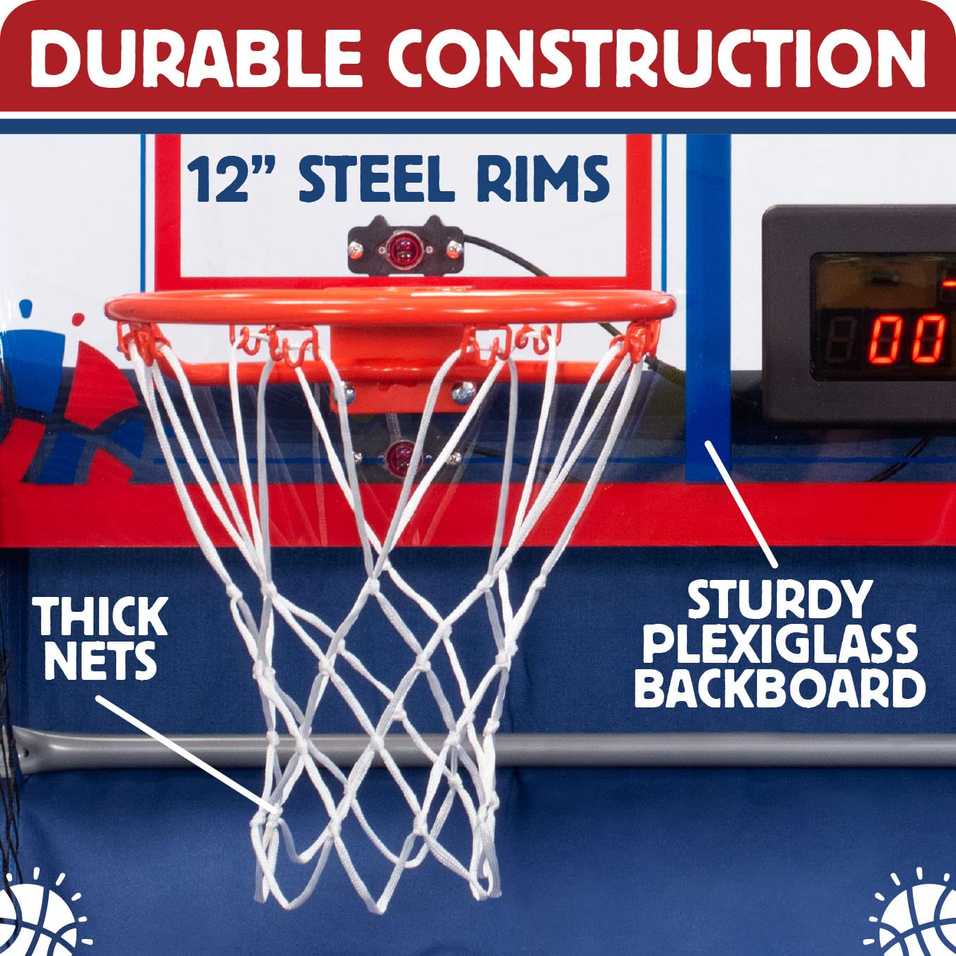 Dual Shot Basketball Arcade Game - 16 Different Games