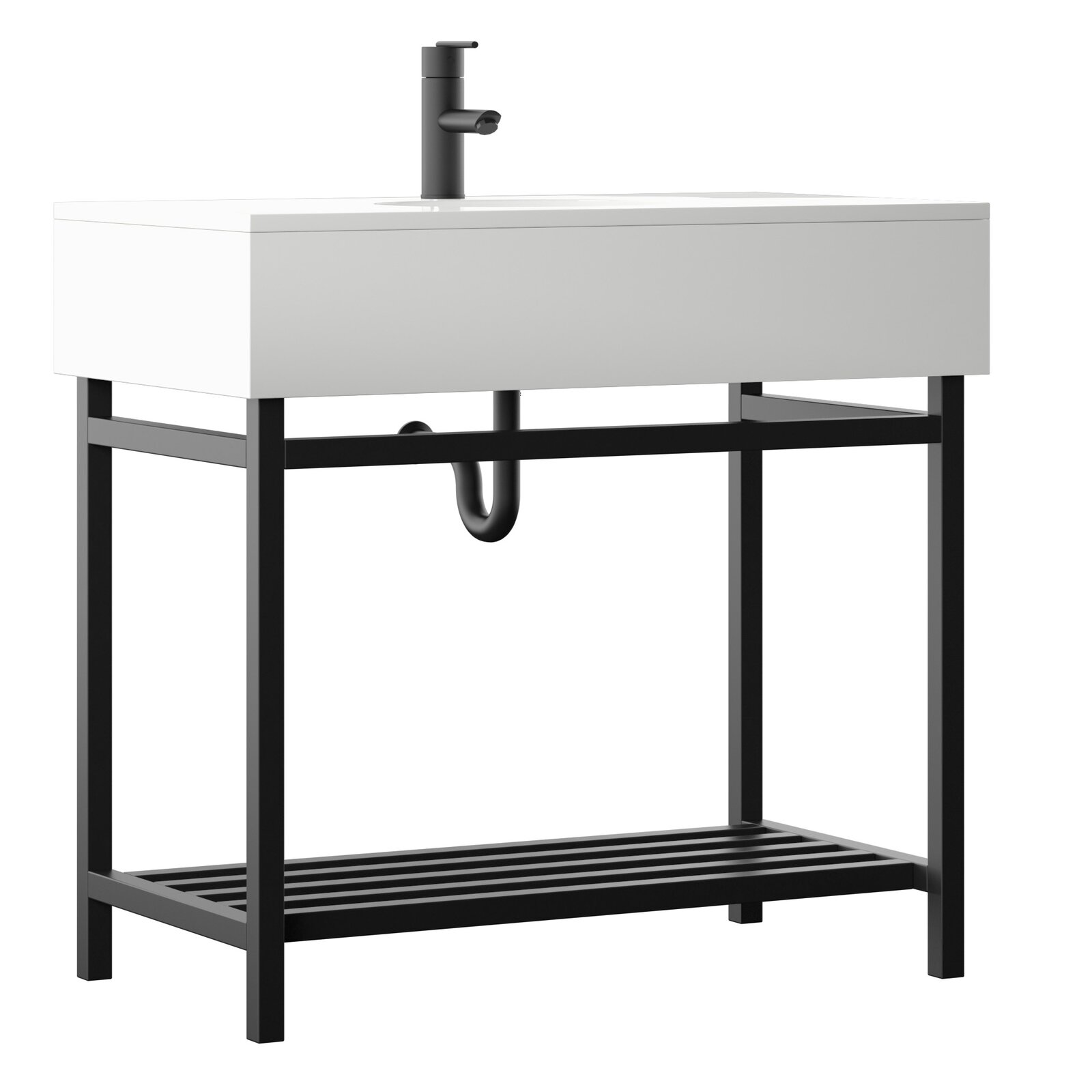 Whittier 36” Single Bathroom Vanity Set