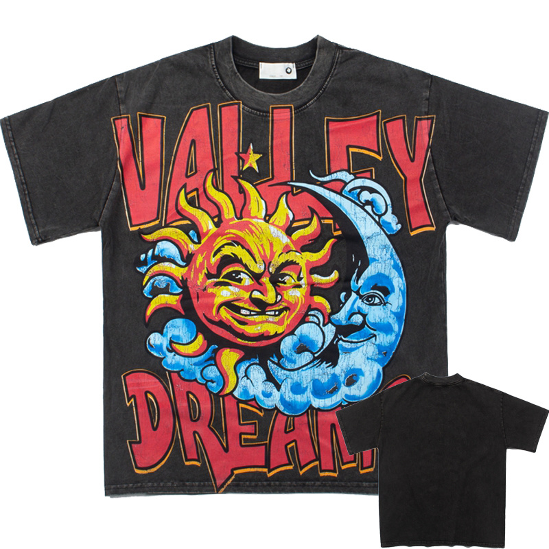 Vale Forever Thrashed Sun Black Tee