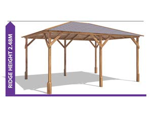 Garden Bar Gazebo Heavy Duty Pressure Treated Shelter