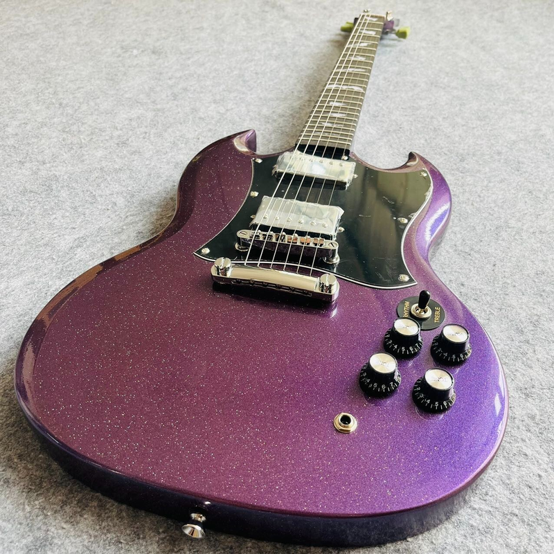 Hot Selling 6 Strings Electric Guitar, Cool Purple SG with Top Quality