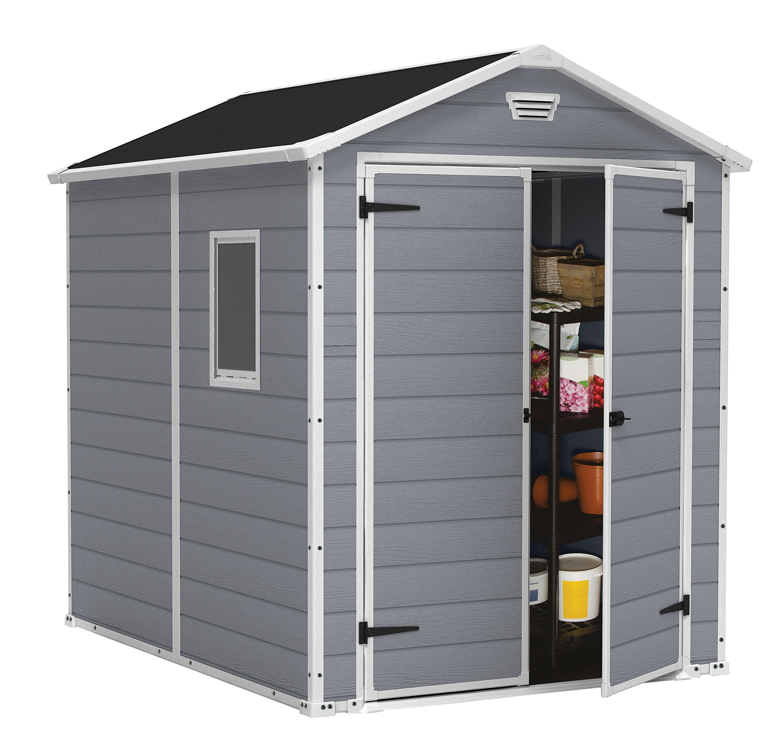6x8 Resin Storage Shed - Perfect to Store Patio Furniture