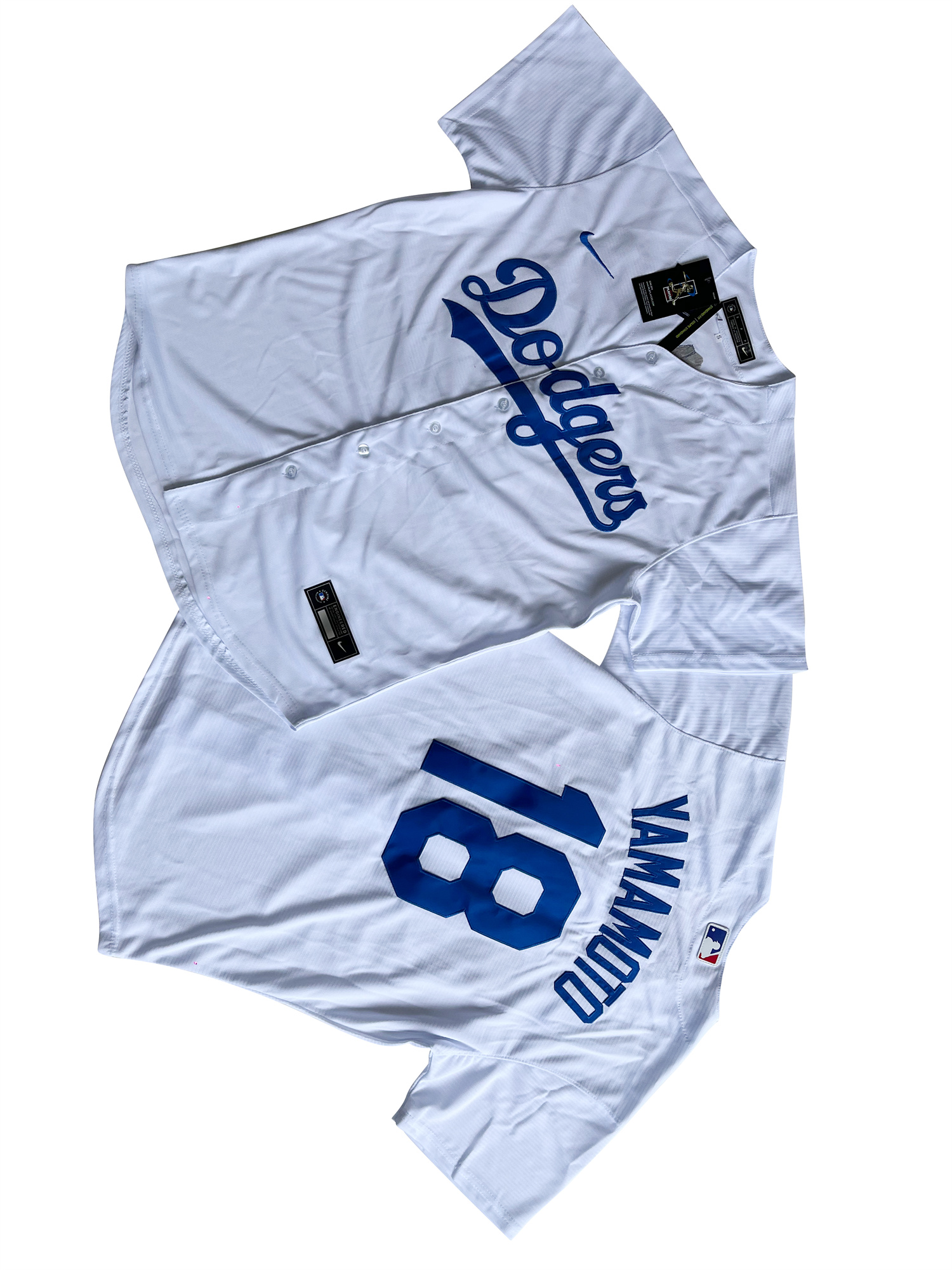 Los Angeles Dodgers Jersey White Fan Version NO.18 YAMAMOTO