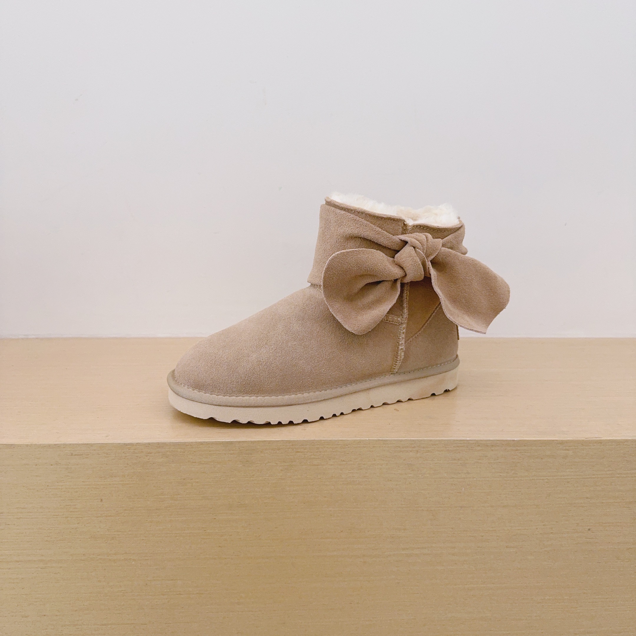UGG Kids Large Bow Ankle Boots
