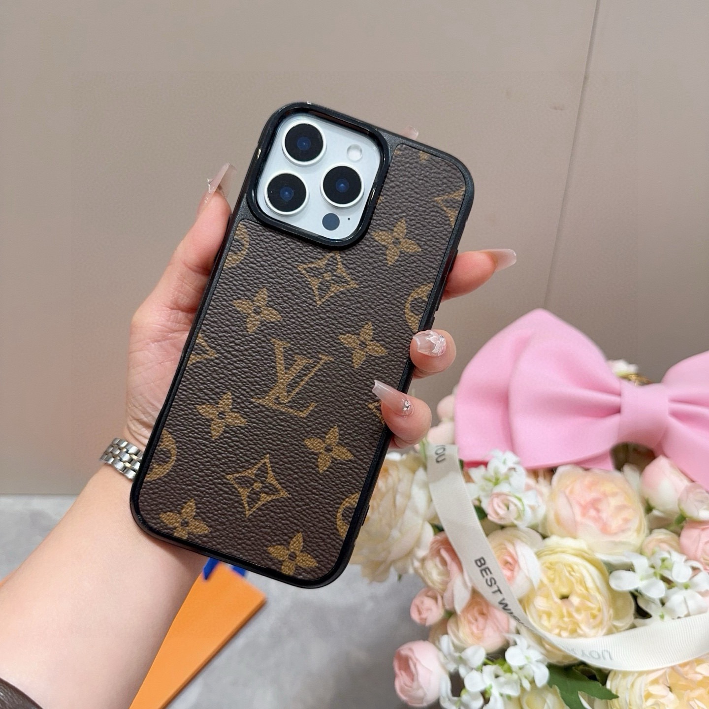 LV Classic Monogram iPhone Case