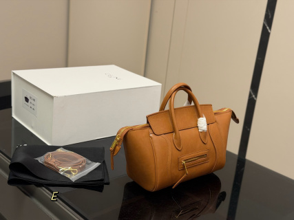 CELINE NEW LUGGAGE SMALL HANDBAG IN SMOOTH CALFSKIN