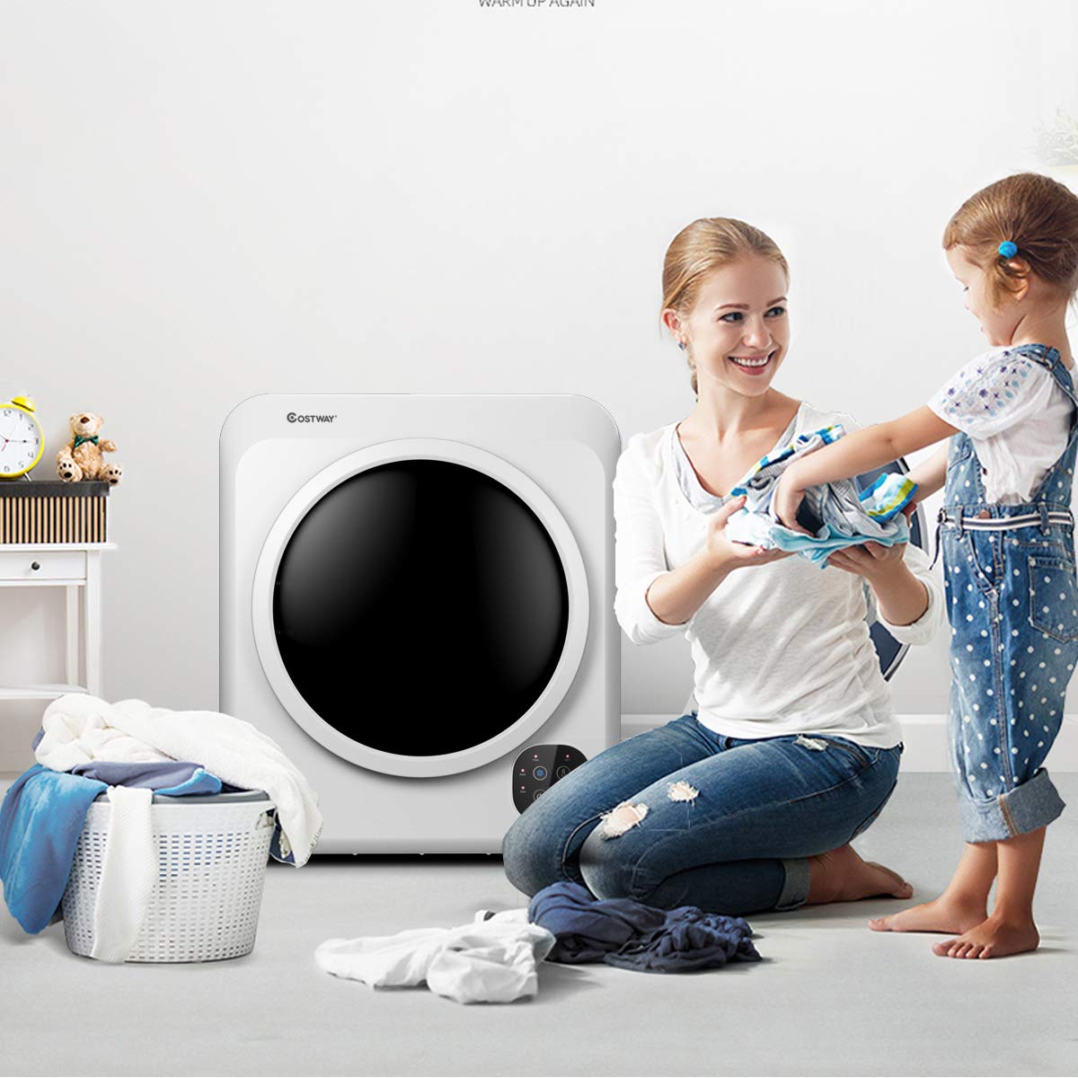 Front Load Compact Tumble Laundry Dryer