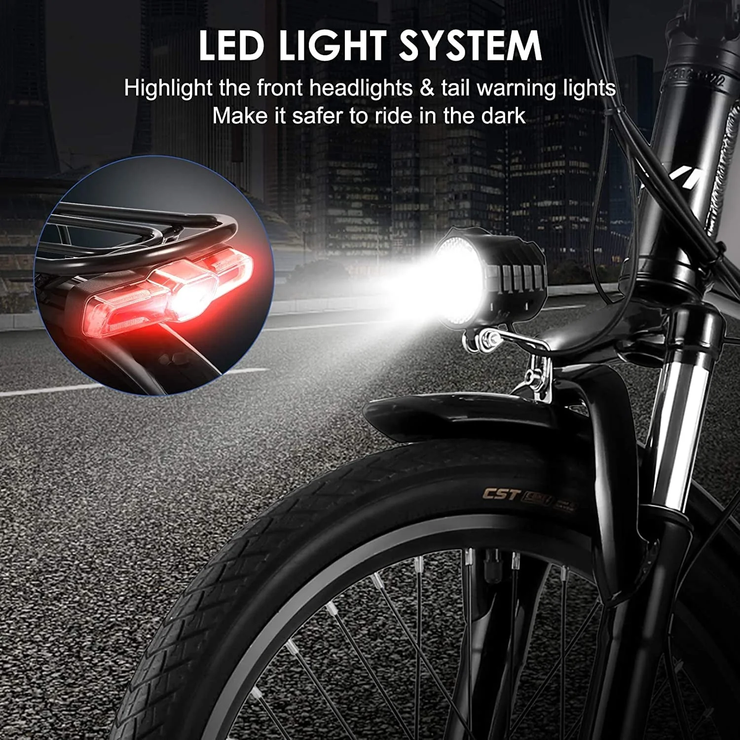 Vivi 20in Folding Electric Bike, 500W, Full Suspension