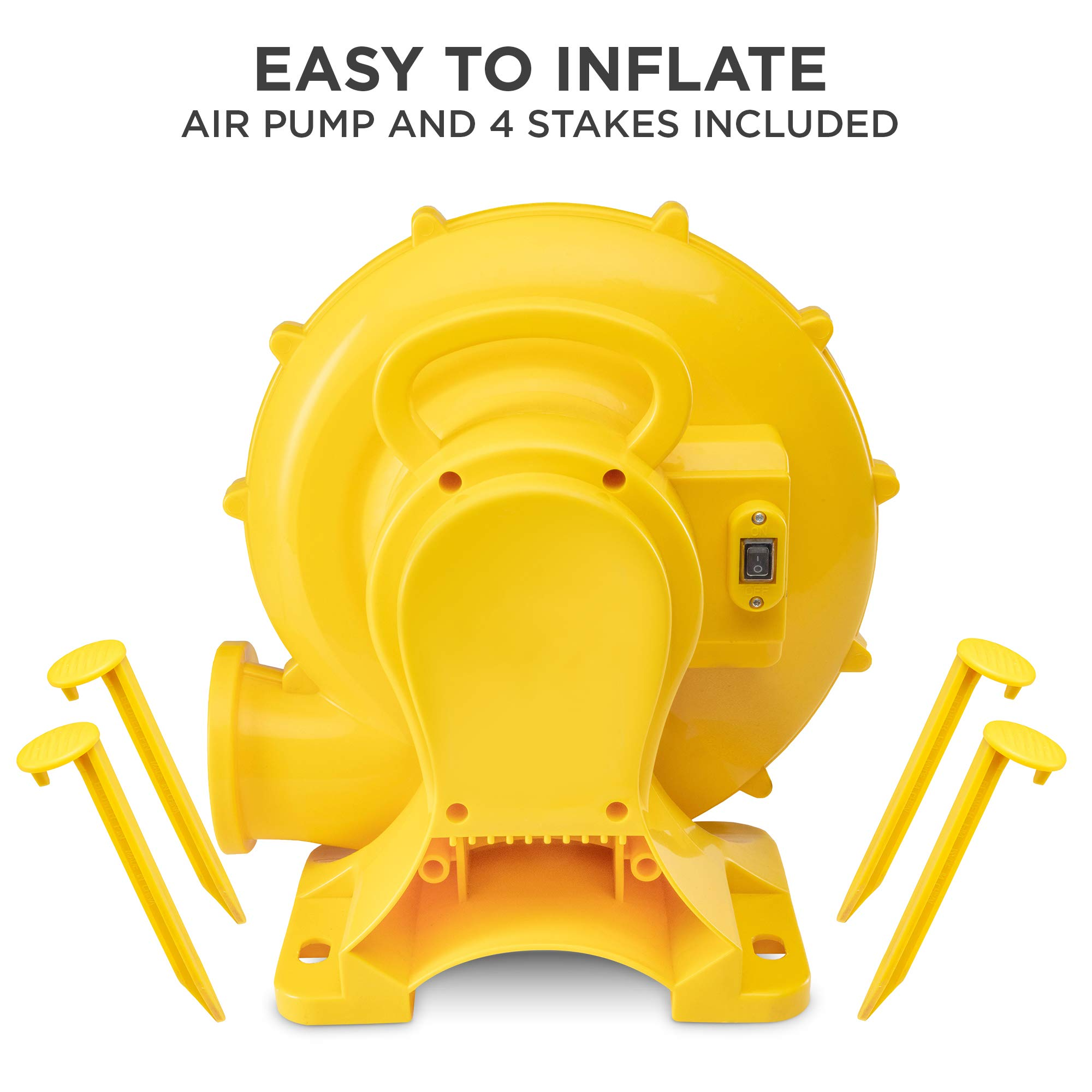 Dual Slide Roundabout Inflatable Water Park