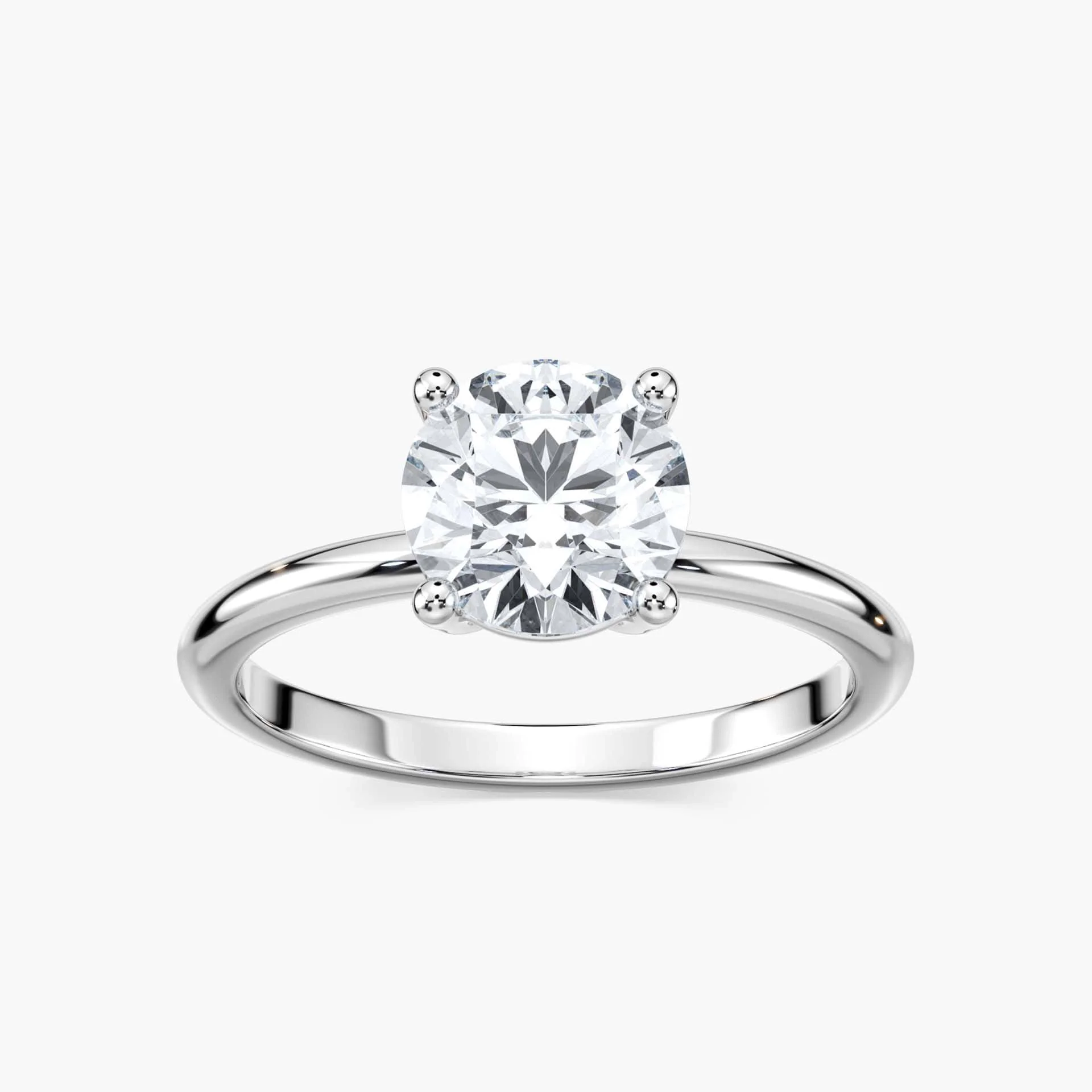 Maggie Lab Grown Diamond Claw Prong Solitaire Engagement Ring