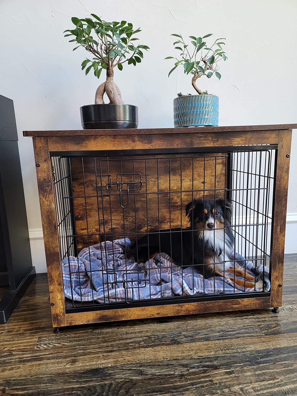 Dog Crate Furniture with Cushion