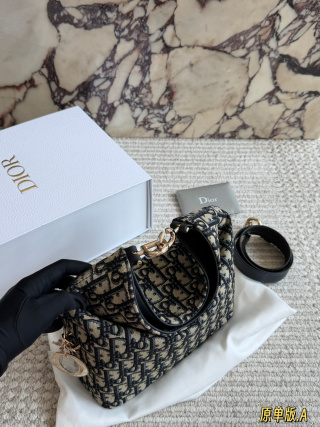 Dior Travel Nomad Pouch, Oblique Embroidery