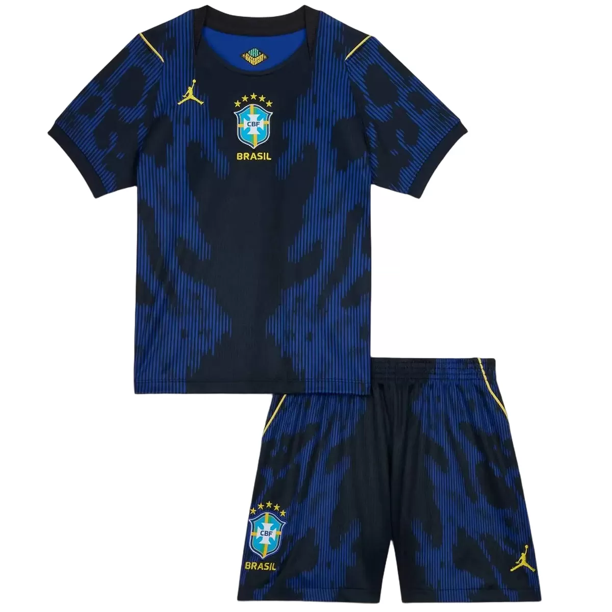 Kids Brazil Away Jersey Kit World Cup 2026