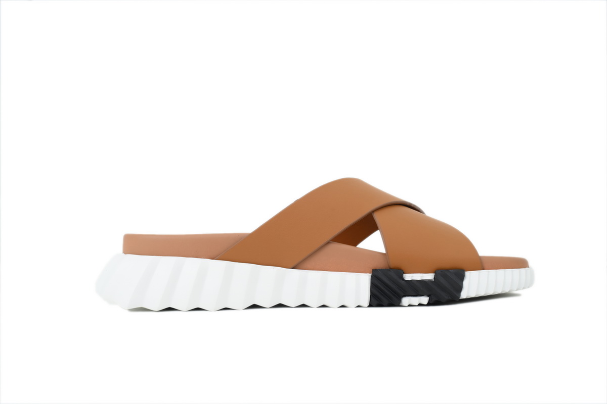 Hermes Infra Sandals Brown