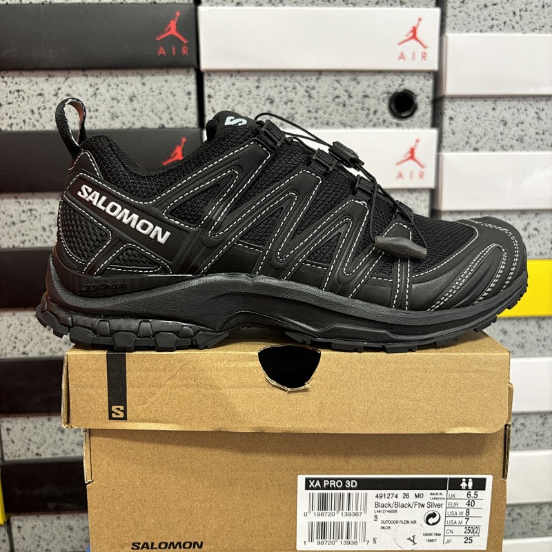 Salomon XA PRO 3D Black Silver Edition B Sneakers