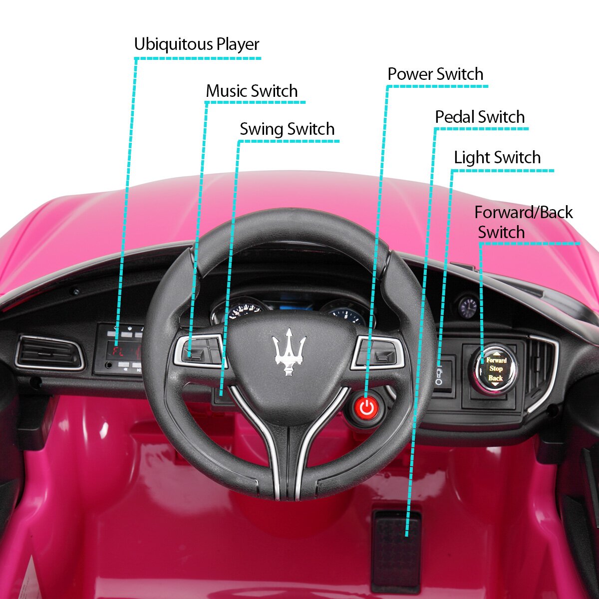 Maserati Kids Ride on Battery Powered Car and Truck