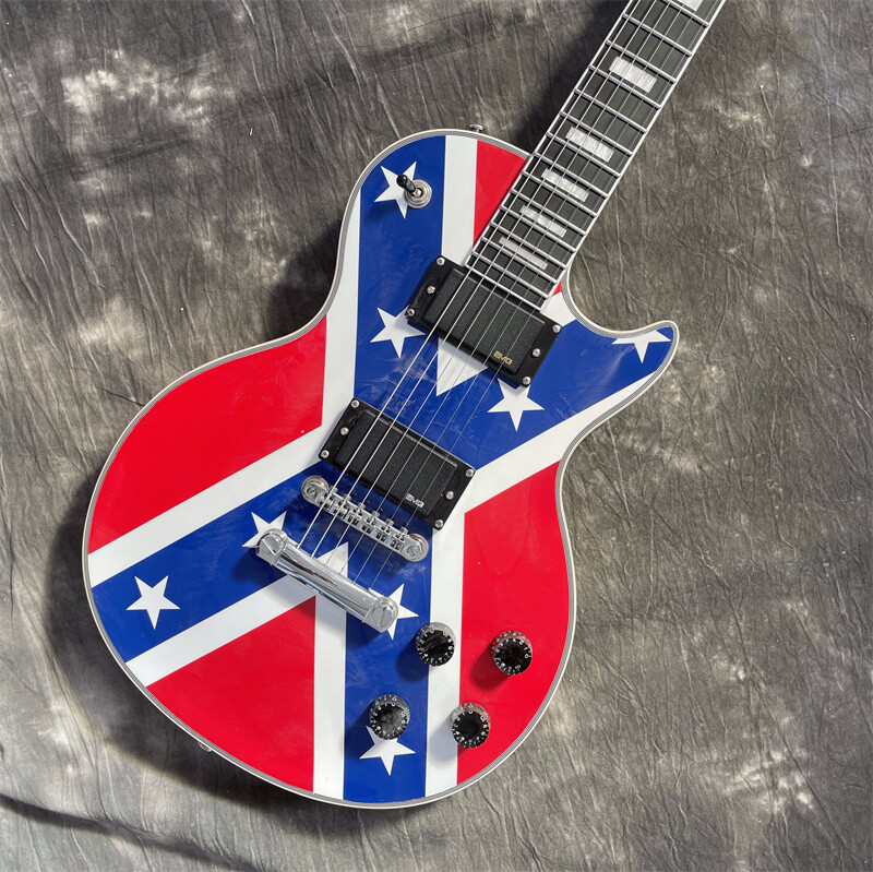 Factory Electric Guitar Zakk Wylde "Rebel" Tribute LP H-H Pickups Solid Body Top
