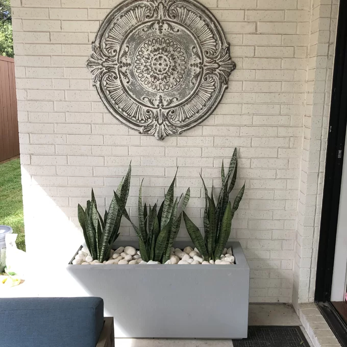 Smyrna Tall Polymer Planter Box
