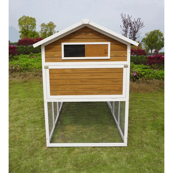 Shanae Walk In Chicken Coop with Chicken Run For Up To 8 Chickens