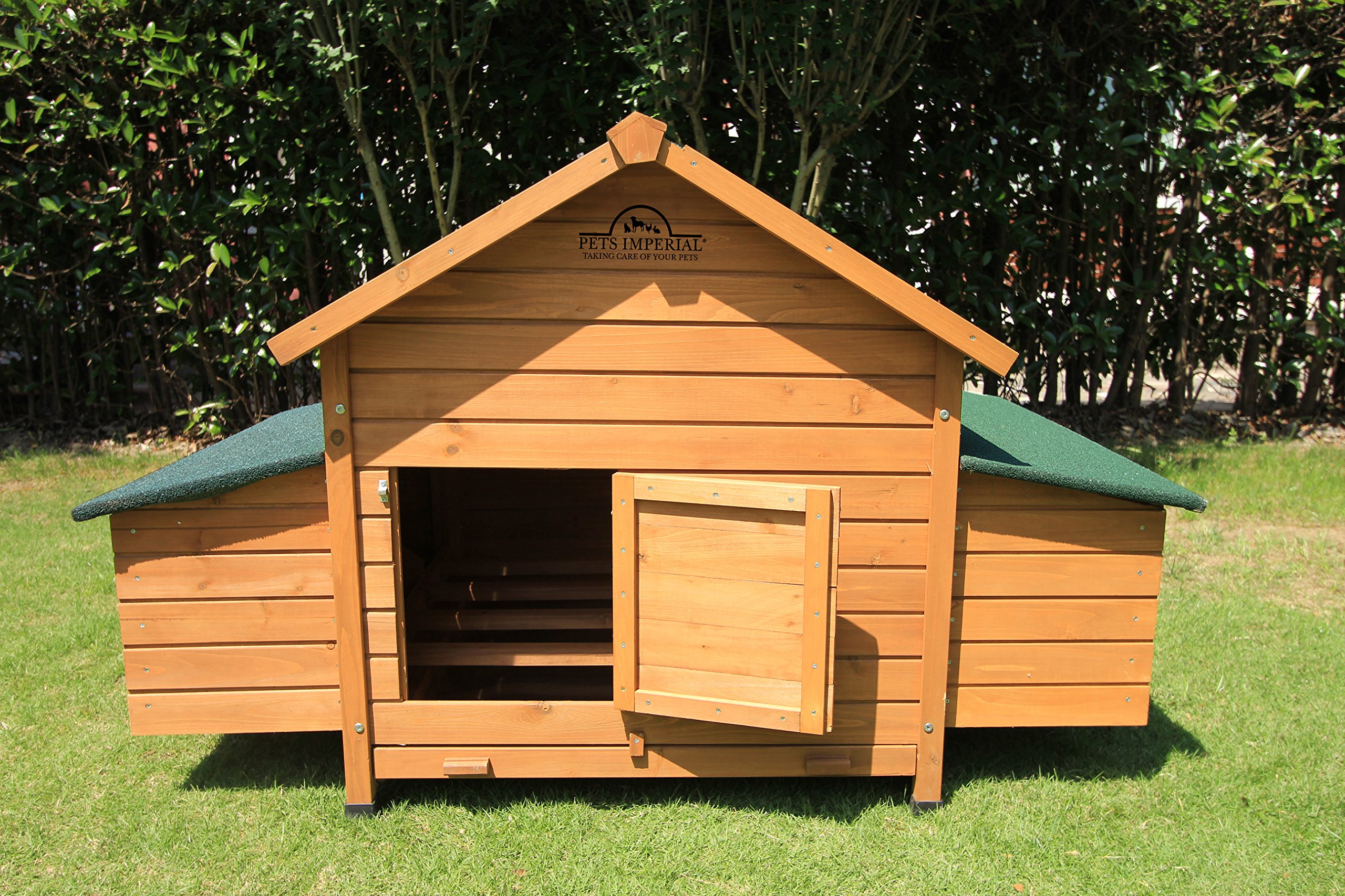 Double Savoy Large Chicken Coop with 2 Nest Boxes Suitable Up