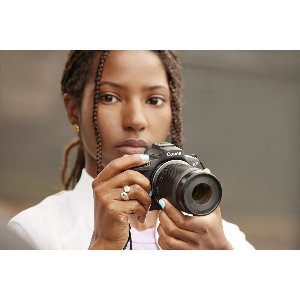 Canon EOS R50 Mirrorless Camera (5811C002) + EF-EOS R Adapter +