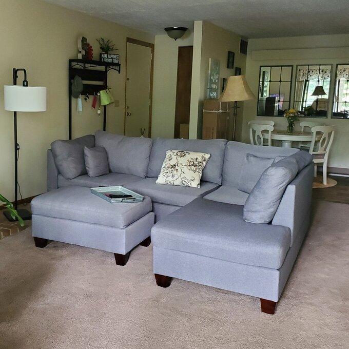 Hemphill 3 - Piece Upholstered Chaise Sectional