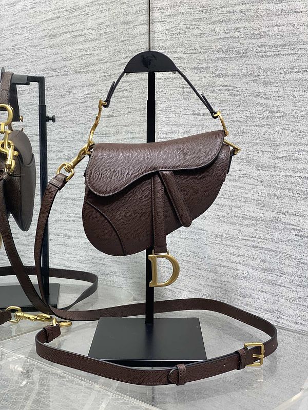 Dior Saddle Bag Small Burgundy