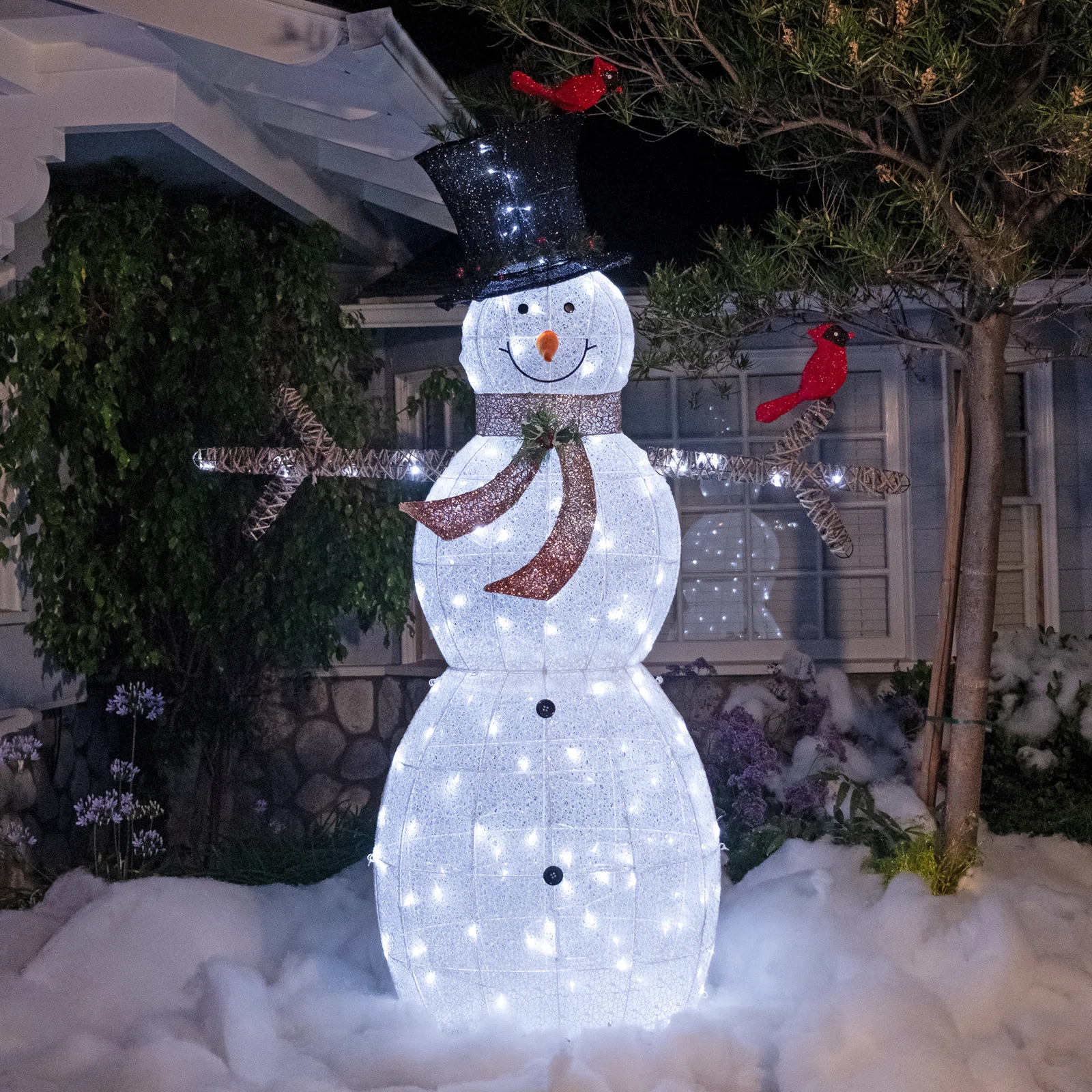 Snowman Lighted Display