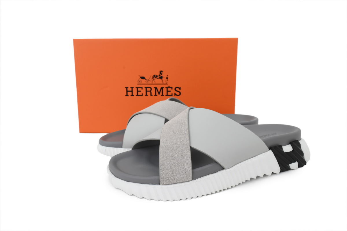 Hermes Infra Sandals Grey